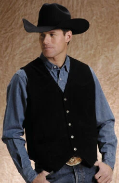 Roper Men's Suede Vest