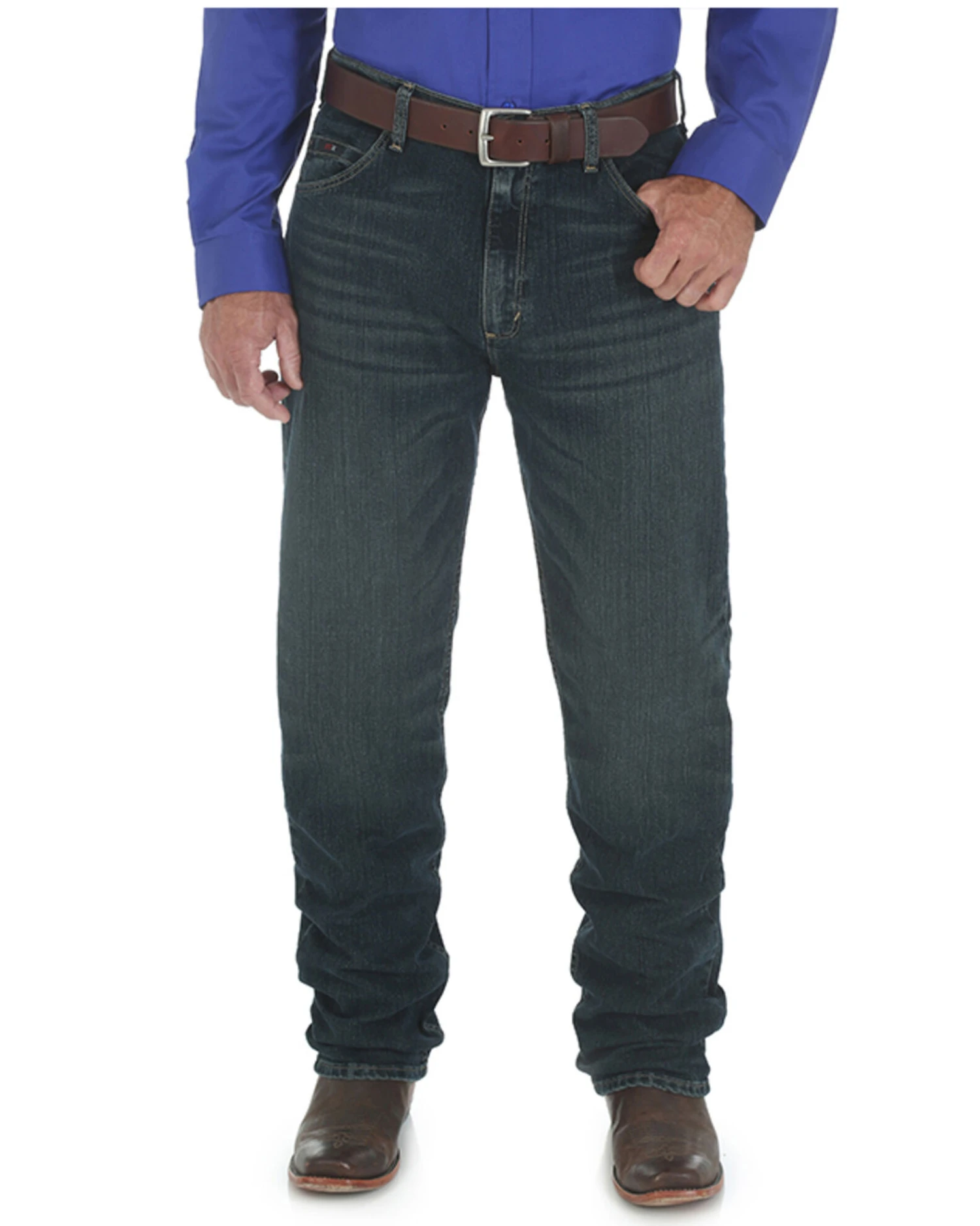Wrangler 20X Men's Root Beer Advanced Comfort Competition Relaxed Bootcut Jeans - Image 2