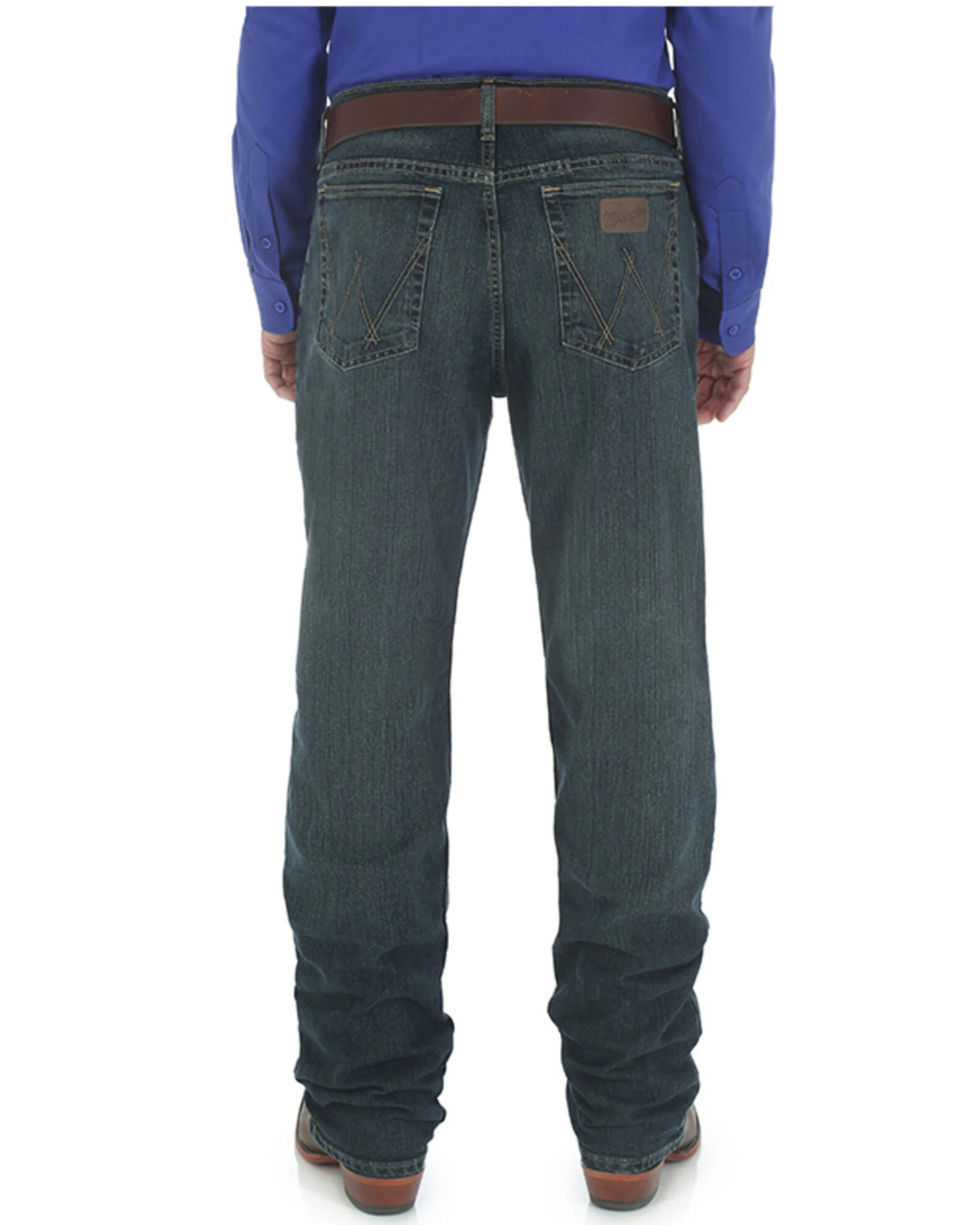 Wrangler 20X Men's Root Beer Advanced Comfort Competition Relaxed Bootcut Jeans - Image 3