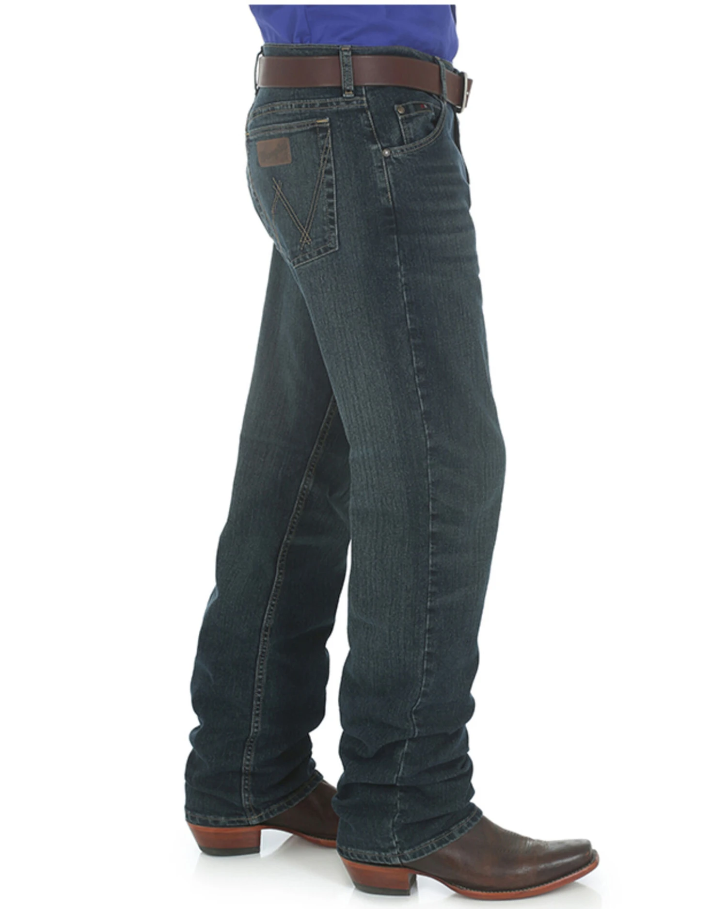 Wrangler 20X Men's Root Beer Advanced Comfort Competition Relaxed Bootcut Jeans