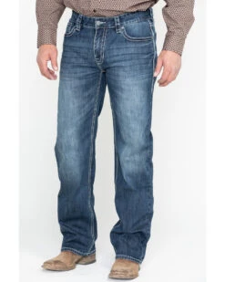 Rock & Roll Denim Men's Reflex Double Barrel Straight Leg Jeans