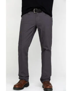 Ariat Men's Gray Rebar M4 Made Tough Durastretch Straight Leg Work Pants - Big