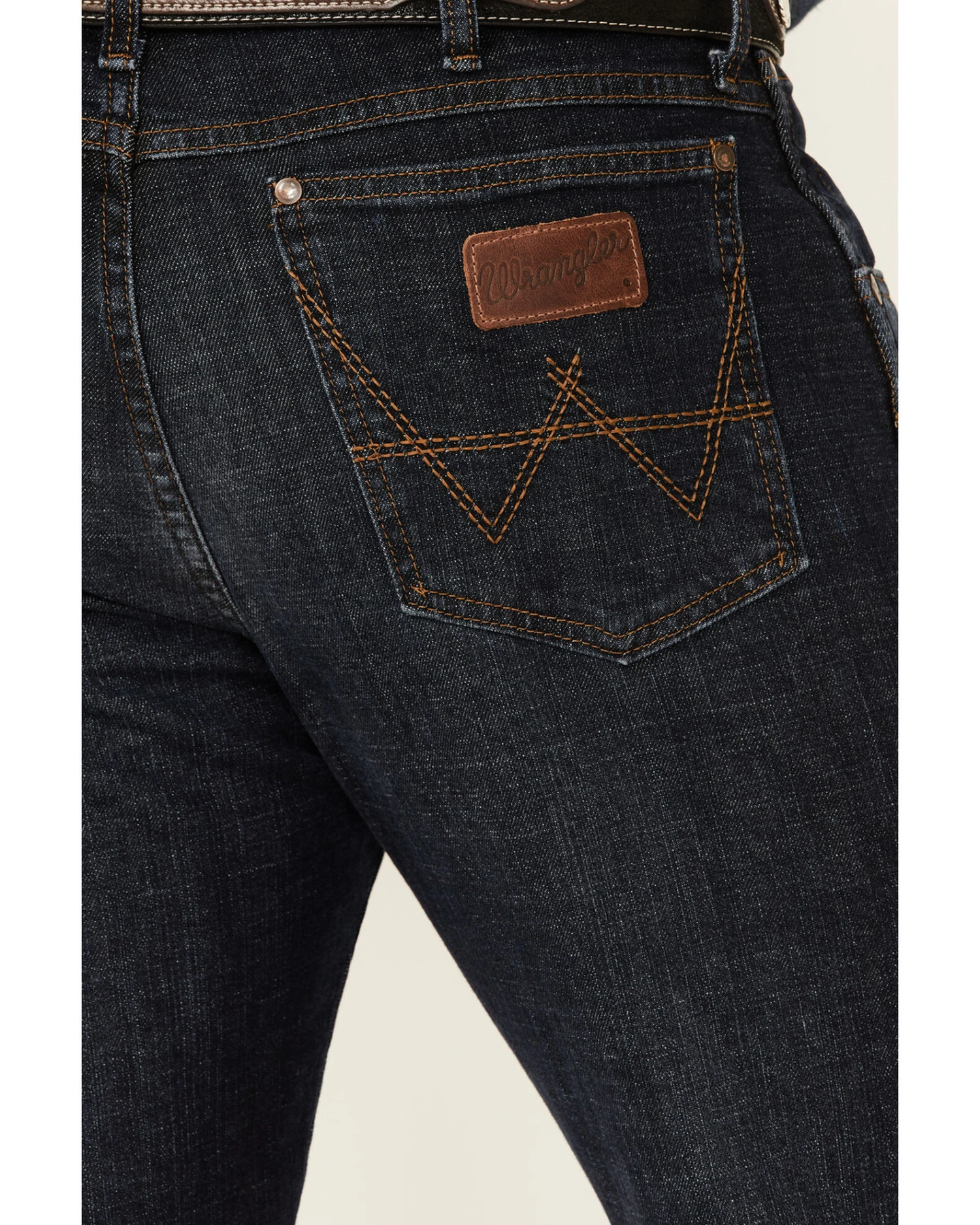 Wrangler Retro Men's Dark Wash Rocky Mount Relaxed Bootcut Jeans - Tall