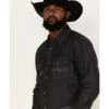Blue Ranchwear Men's Long Sleeve Denim Western Snap Shirt