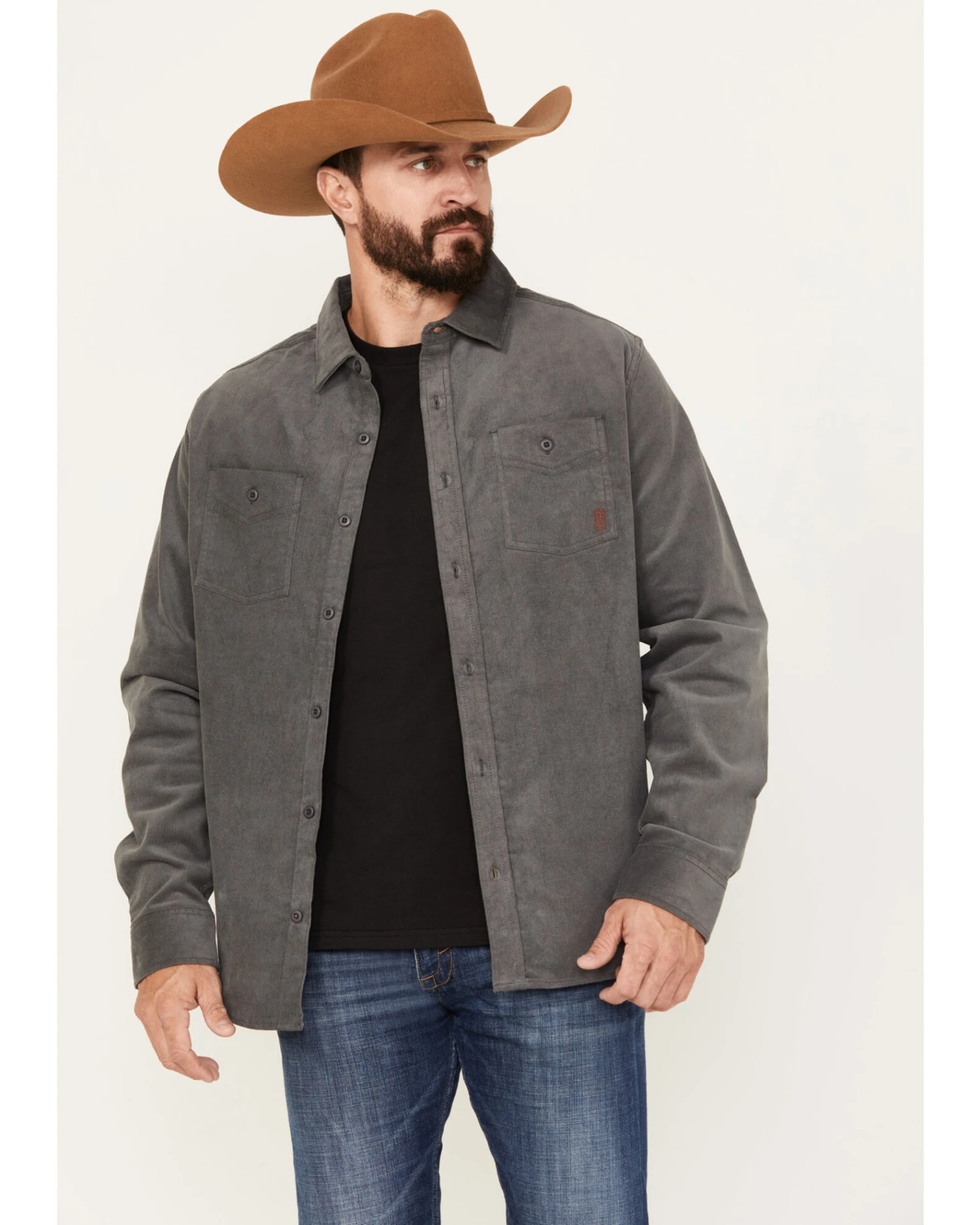 Brothers & Sons Men's Long Sleeve Button-Down Western Shirt